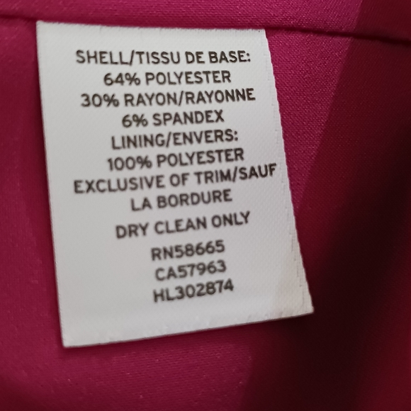 CHELSEA28 fuchsia jacket with pockets, size S - Picture 6 of 6